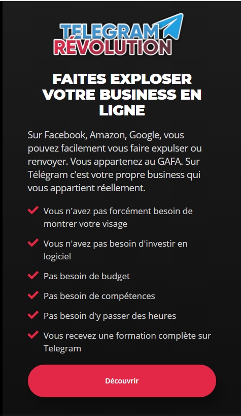 telegrame revolution ecom french touch